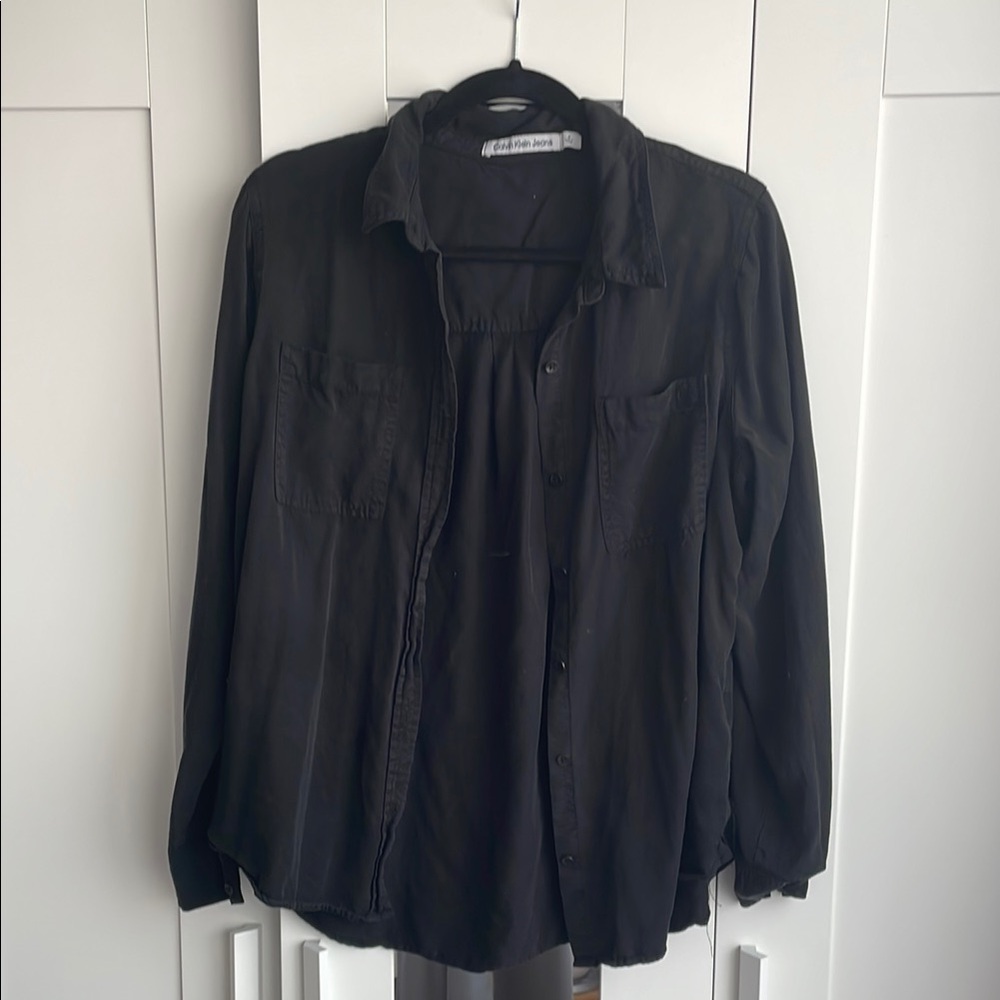Black Button-Up Shirt